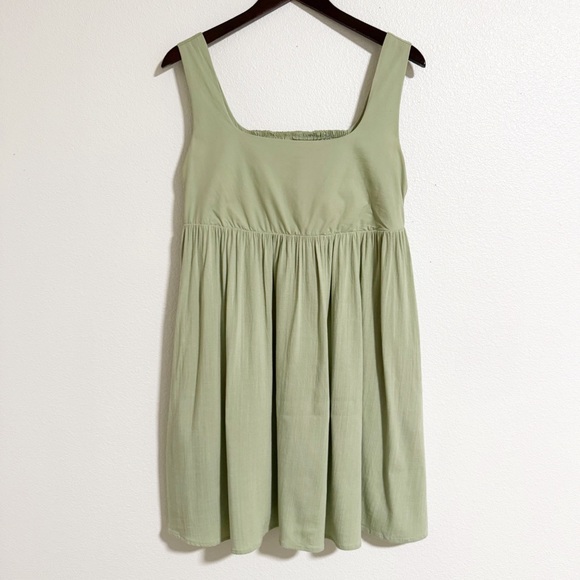 And Now This Sage Babydoll Tank Dress - Picture 1 of 11
